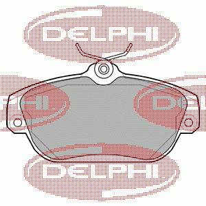 LP919 Delphi Передні гальмівні колодки
