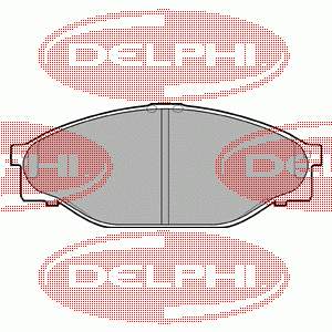 Гальмівні колодки Delphi LP950 ціна, від 16.49 USD