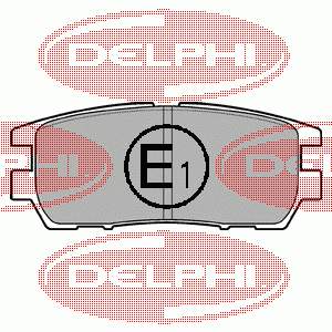 LP954 Delphi Колодки гальмівні задні, дискові