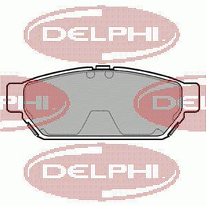 Задні гальмівні колодки Delphi LP968 ціна, від 20.19 USD