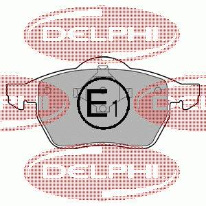 Купити LP978 Delphi Колодки гальмівні передні, дискові