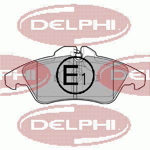 Передні тормозні колодки LP980 Delphi