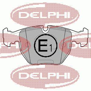 Гальмівні колодки Delphi LP1003 ціна, від 30.37 USD