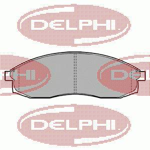 LP1013 Delphi Передні гальмівні колодки