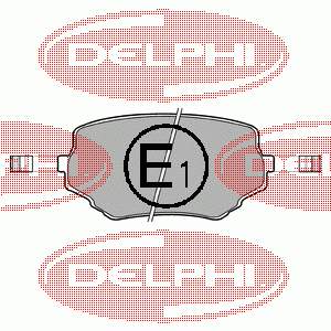 LP1015 Delphi Передні гальмівні колодки