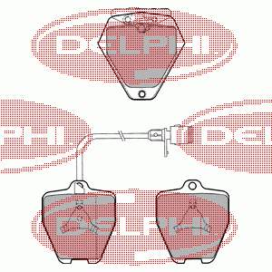 Гальмівні колодки Delphi LP1024 ціна, від 43.42 USD