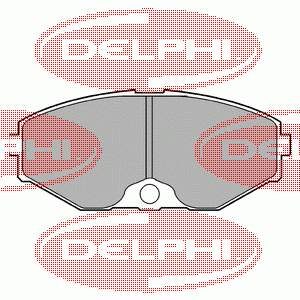 Купити LP1058 Delphi Колодки гальмівні передні, дискові
