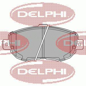 Купити LP1140 Delphi Задні колодки