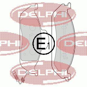 Тормозні колодки Delphi LP1299