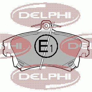 Тормозні колодки Delphi LP1398