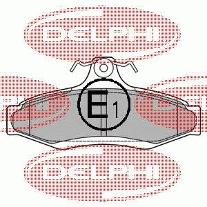 Купити LP1424 Delphi Задні колодки