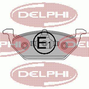 Тормозні колодки Delphi LP1436