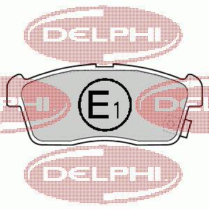 Купити LP1442 Delphi Колодки гальмівні передні, дискові