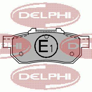 Купити LP1456 Delphi Задні колодки