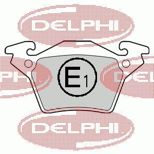Задні дискові колодки Delphi LP1471