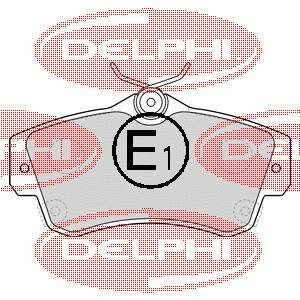 Тормозні колодки Delphi LP1522