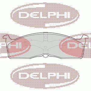 Передні тормозні колодки LP1531 Delphi