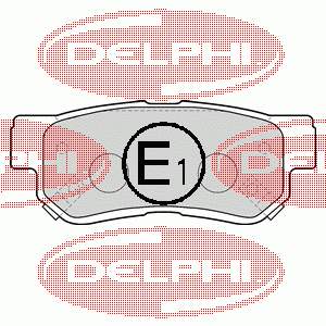 Купити LP1539 Delphi Задні колодки