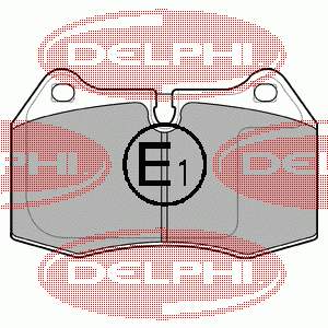 Тормозні колодки Delphi LP1584
