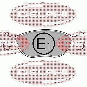 Тормозні колодки Delphi LP1586