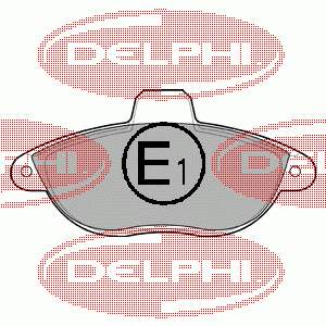 Тормозні колодки Delphi LP1592