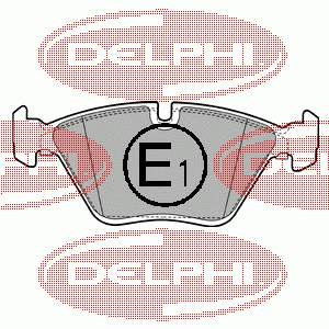 Передні тормозні колодки LP1608 Delphi