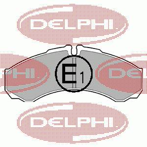 Купити LP1616 Delphi Задні колодки