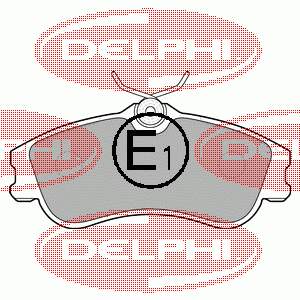 Тормозні колодки Delphi LP1624