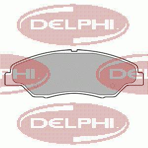 LP1634 Delphi колодки гальмівні передні, дискові