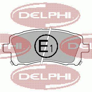 Гальмівні колодки Delphi LP1663 ціна, від 23.13 USD