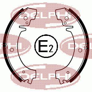 Колодки гальмові задні, барабанні Delphi LS1219 ціна, від 15.01 USD