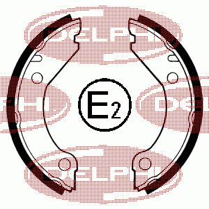 Колодки ручника LS1375 Delphi