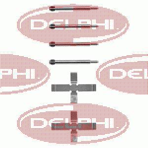 Купити LX0039 Delphi Ремкомплект гальмівних колодок