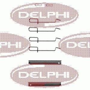 Ремкомплект гальмівних колодок Delphi LX0113 ціна, від 4.04 USD