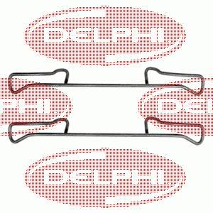 LX0155 Delphi ремкомплект гальмівних колодок