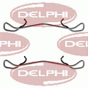 LX0169 Delphi ремкомплект гальмівних колодок