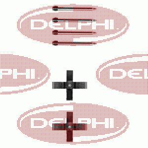 LX0263 Delphi Ремкомплект гальмівних колодок