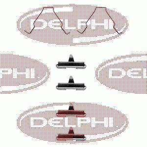 LX0267 Delphi ремкомплект гальмівних колодок