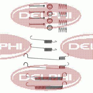 LY1016 Delphi монтажний комплект задніх барабанних колодок