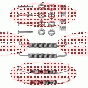 Монтажний комплект задніх барабанних колодок Delphi LY1017 ціна, від 4.95 USD