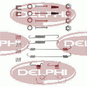 Купити LY1040 Delphi Монтажний комплект задніх барабанних колодок