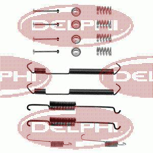 Монтажний комплект задніх барабанних колодок Delphi LY1063 ціна, від 7.96 USD