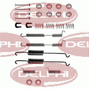 Ремкомплект гальмівних колодок Delphi LY1092 ціна, від 9.05 USD