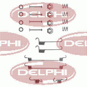 LY1110 Delphi монтажний комплект задніх барабанних колодок