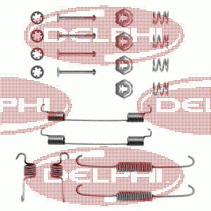 270402 Maxgear Комплект пружинок кріплення дискових колодок, задніх