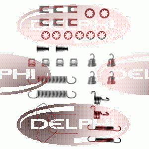 Монтажний комплект задніх барабанних колодок LY1123 Delphi