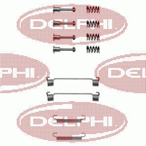Монтажний комплект задніх барабанних колодок Delphi LY1125 ціна, від 9.84 USD
