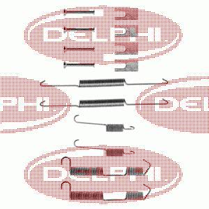 Монтажний комплект задніх барабанних колодок LY1169 Delphi