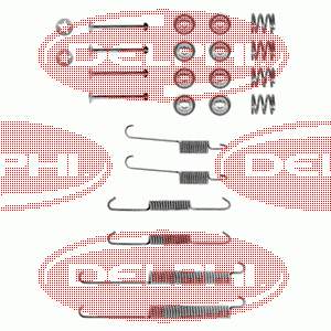 Купити LY1180 Delphi Монтажний комплект задніх барабанних колодок