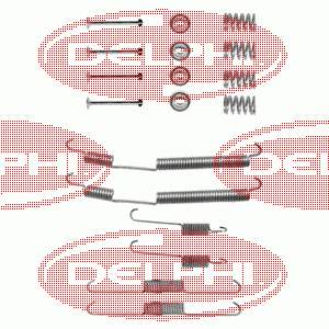 Монтажний комплект задніх барабанних колодок LY1228 Delphi
